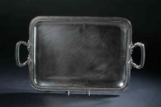 Appraisal: SOUTH AMERICAN SILVER TRAY Probably Chilean silver standard SI A