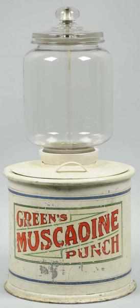 Appraisal: s Muscadine Punch Syrup Dispenser Unusual to find with general