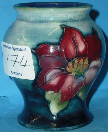 Appraisal: Moorcroft small Vase decorated in the Clematis design height cm