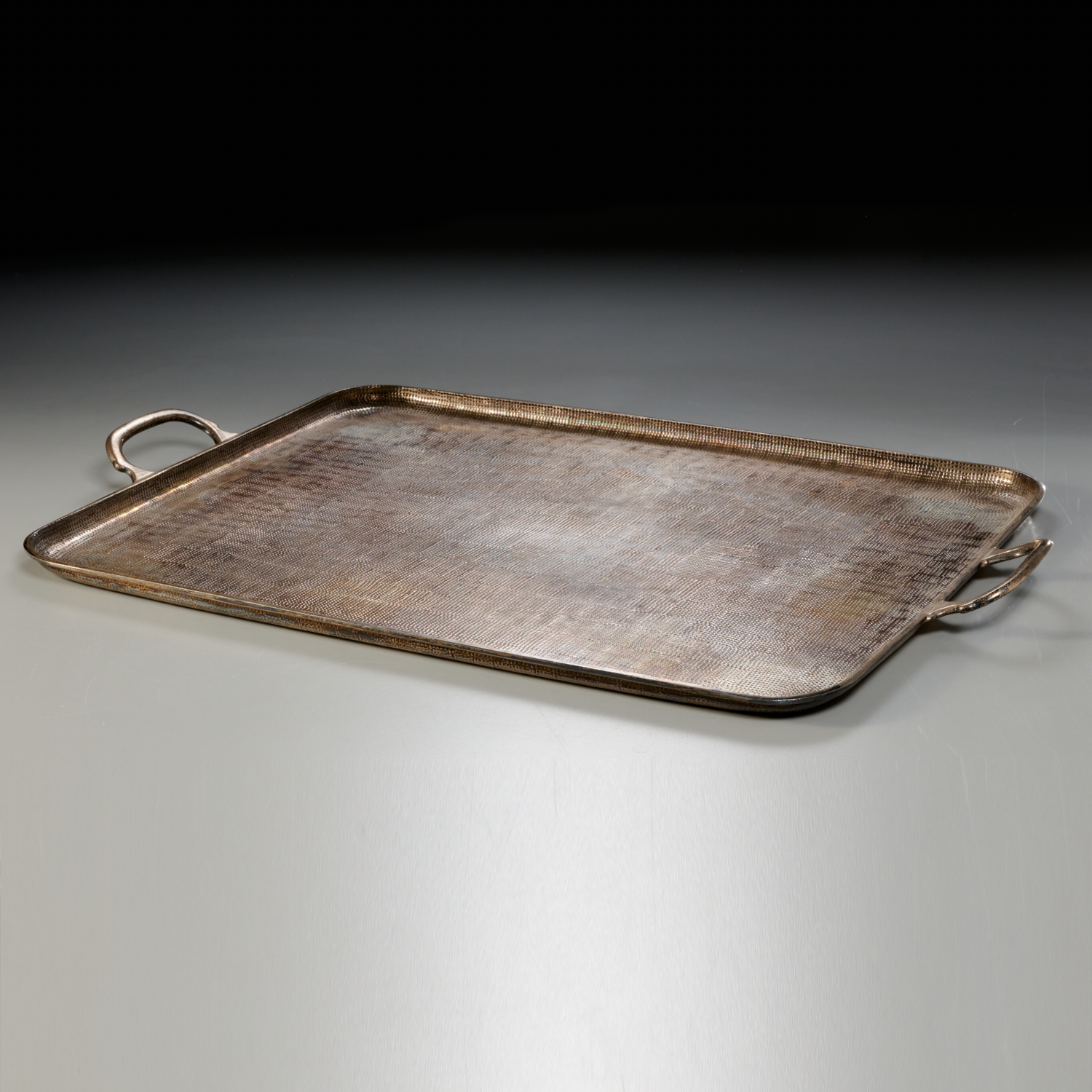 Appraisal: JOSE MARMOLEJO FOR TANE LARGE STERLING tray th c Mexico