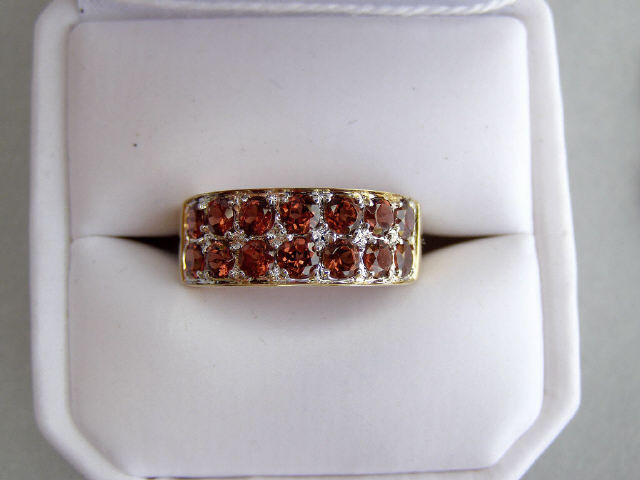 Appraisal: Very nice K yellow gold lady's Marquise cut citrine and