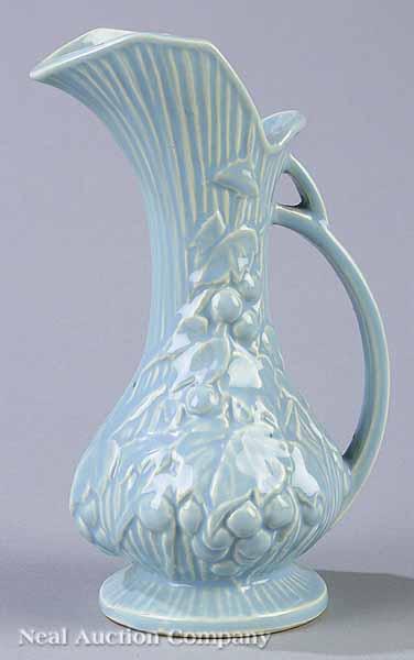 Appraisal: An American McCoy Art Pottery Pitcher c signed the body