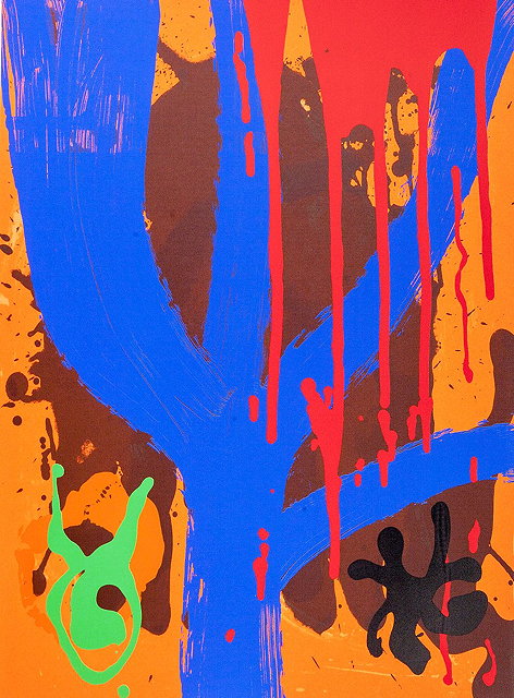 Appraisal: John Hoyland British - Dream signed numbered and dated in