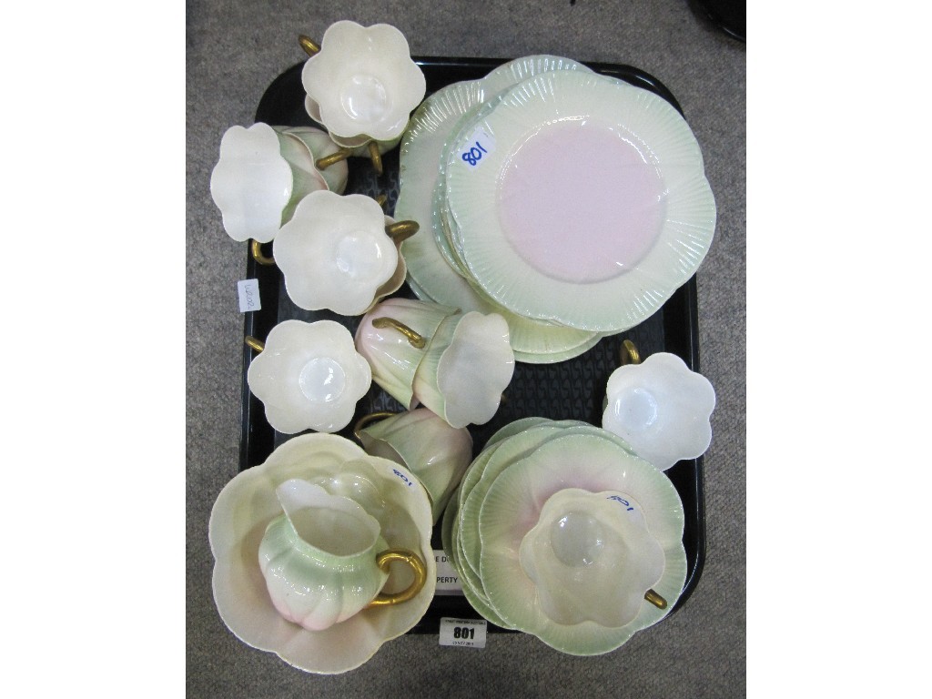 Appraisal: Shelly style teaset