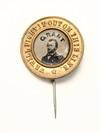 Appraisal: POLITICAL CAMPAIGN BUTTON - Grant Ferrotype Medalet Pin Presidential Campaign