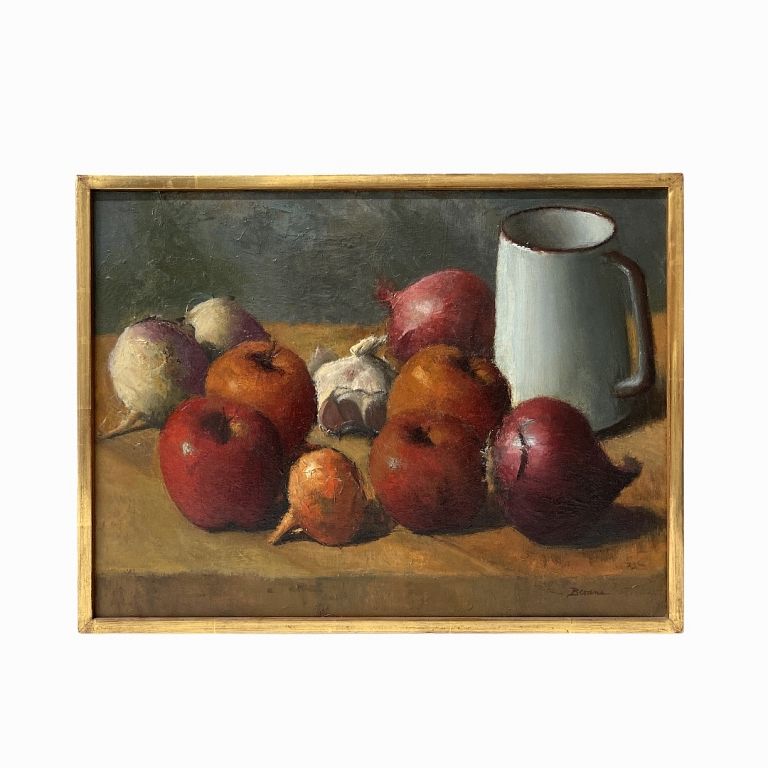 Appraisal: Bevans Onions Apples and Pitcher Bevans Onions Apples and Pitcher