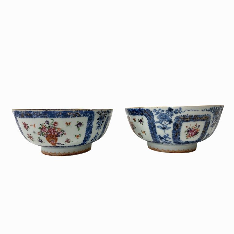 Appraisal: Set of Chinese Export Porcelain Bowls Set of Chinese Export