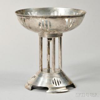 Appraisal: Austrian Silver Tazza Vienna early th century lacking or indistinct