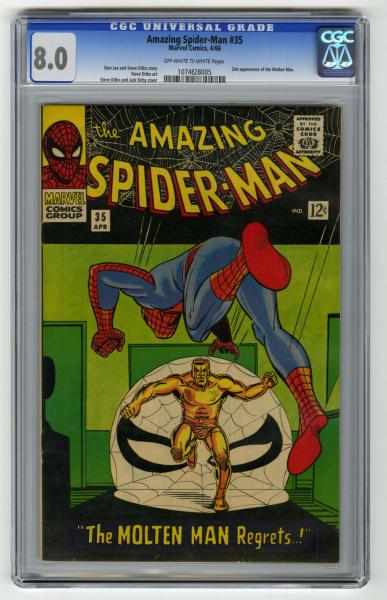 Appraisal: Amazing Spider-Man CGC Marvel Comics Click for full description