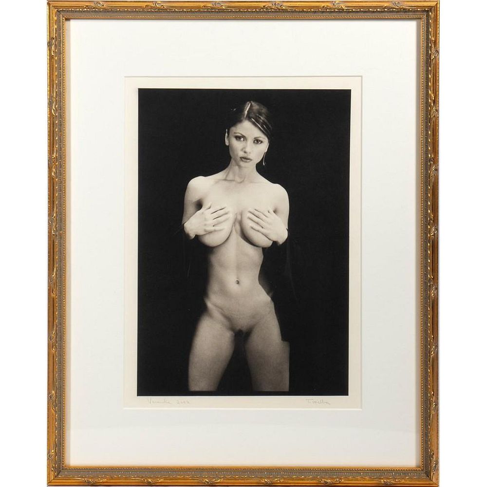 Appraisal: Erotic Photo Veronika Photographic print Inscribed Veronika Indistinct signature T