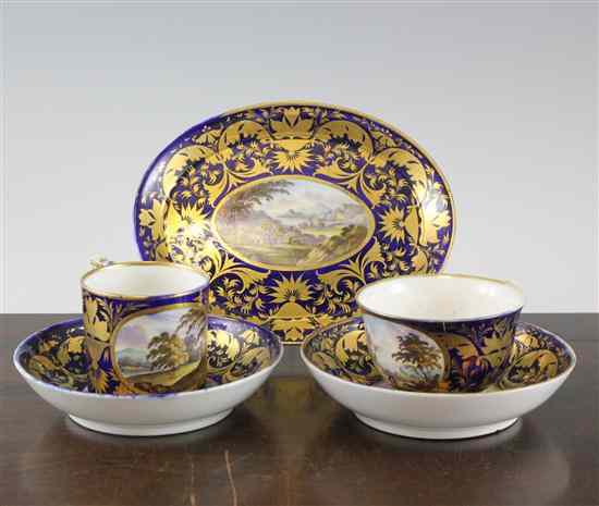 Appraisal: A Derby part tea and coffee set c - each