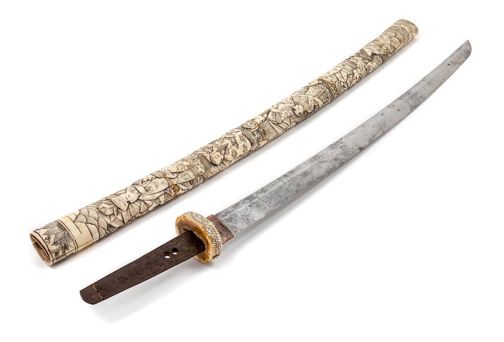 Appraisal: A Japanese Katana Blade length in cm Overall length in