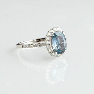 Appraisal: Lady's K White Gold Dinner Ring with an oval Lady's