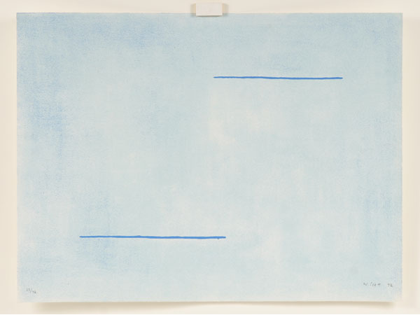 Appraisal: William Scott RA British - Minimalist composition from A Poem