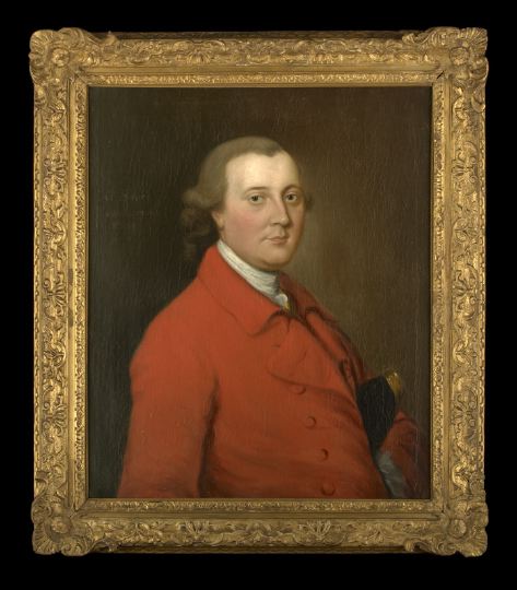 Appraisal: School of Thomas Gainsborough British - Portrait of Colonel Henry