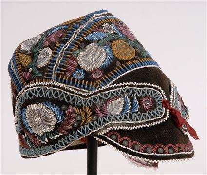 Appraisal: MICMAC MAN'S BEADED HAT Approx x x in