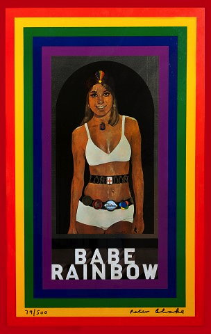 Appraisal: Peter Blake British b Babe Rainbow signed and numbered in