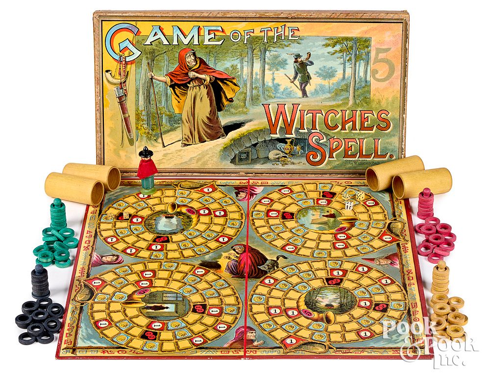 Appraisal: McLoughlin Bros Game of the Witches Spell McLoughlin Bros Game