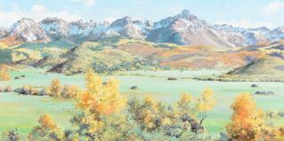 Appraisal: Linda Tuma Robertson b San Juan Range Colorado Linda Tuma