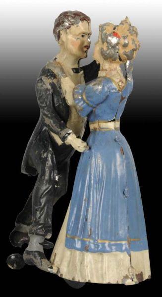 Appraisal: German Hand-Painted Tango Dancing Couple Toy Description Working Depicts two