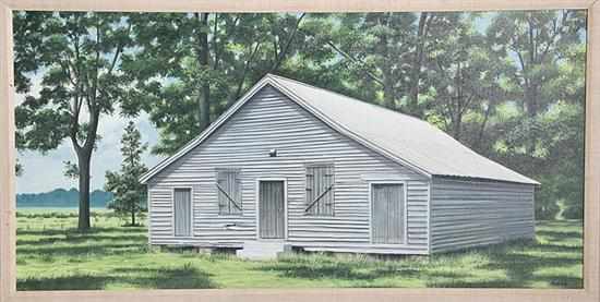 Appraisal: Pete Przekop South Carolina - LAKEWOOD PLANTATION CABIN oil on