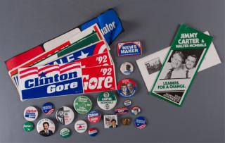 Appraisal: Democratic Party Memorabilia Democratic Party memorabilia of approximately thirty-two items