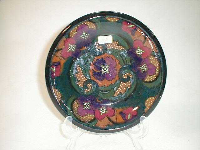 Appraisal: A Decoro pottery dish of shallow circular form internally painted