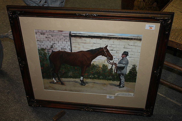 Appraisal: G W Buckeridge th Century Cremorne the racehorse shown held