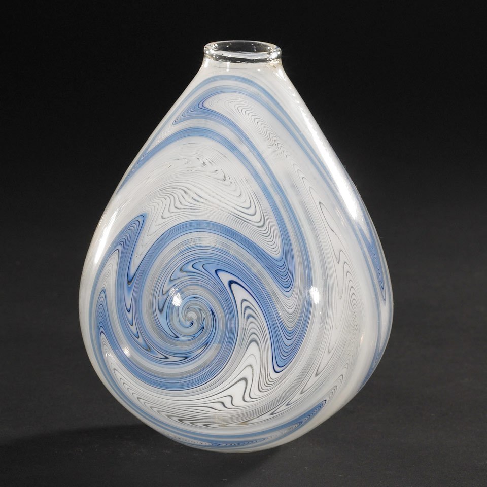 Appraisal: Matthias Klering German b Glass Vase engraved signature and dated