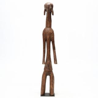 Appraisal: Nigeria Chamba Traditional Anthropomorphic Figure carved wood with incised and