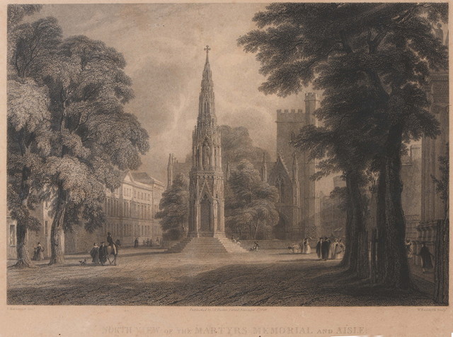 Appraisal: A MONOCHROME ENGRAVING of the North View of the Martyrs