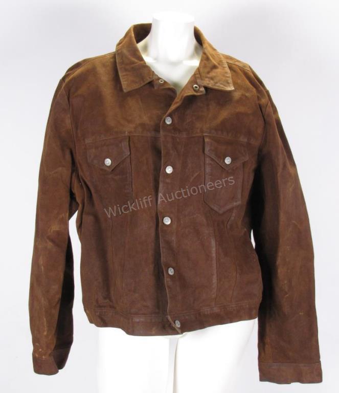 Appraisal: A lady's oiled leather jacket by Polo Ralph Lauren western