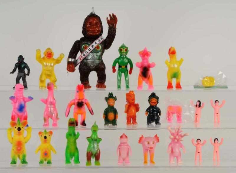 Appraisal: Lot of Assorted Soft Vinyl Figures Description Manufactured by various