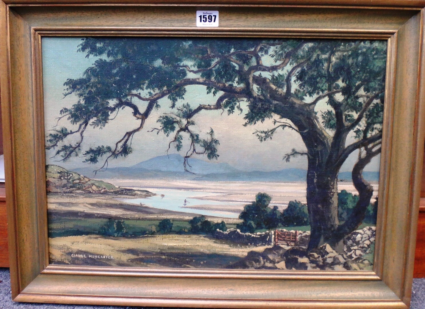 Appraisal: Claude Muncaster - Humphrey Head near Grange over Sands oil