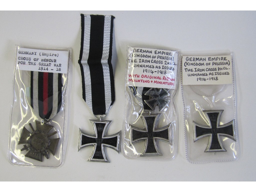 Appraisal: Lot comprising German ' - Cross of Honour