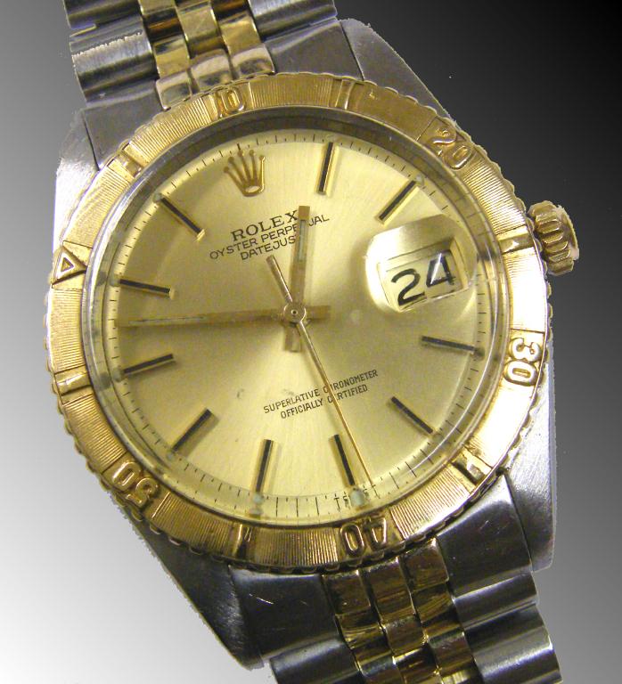 Appraisal: Rolex Datejust Oyster Perpetual Turn-o-graph gold and stainless steel gentleman's