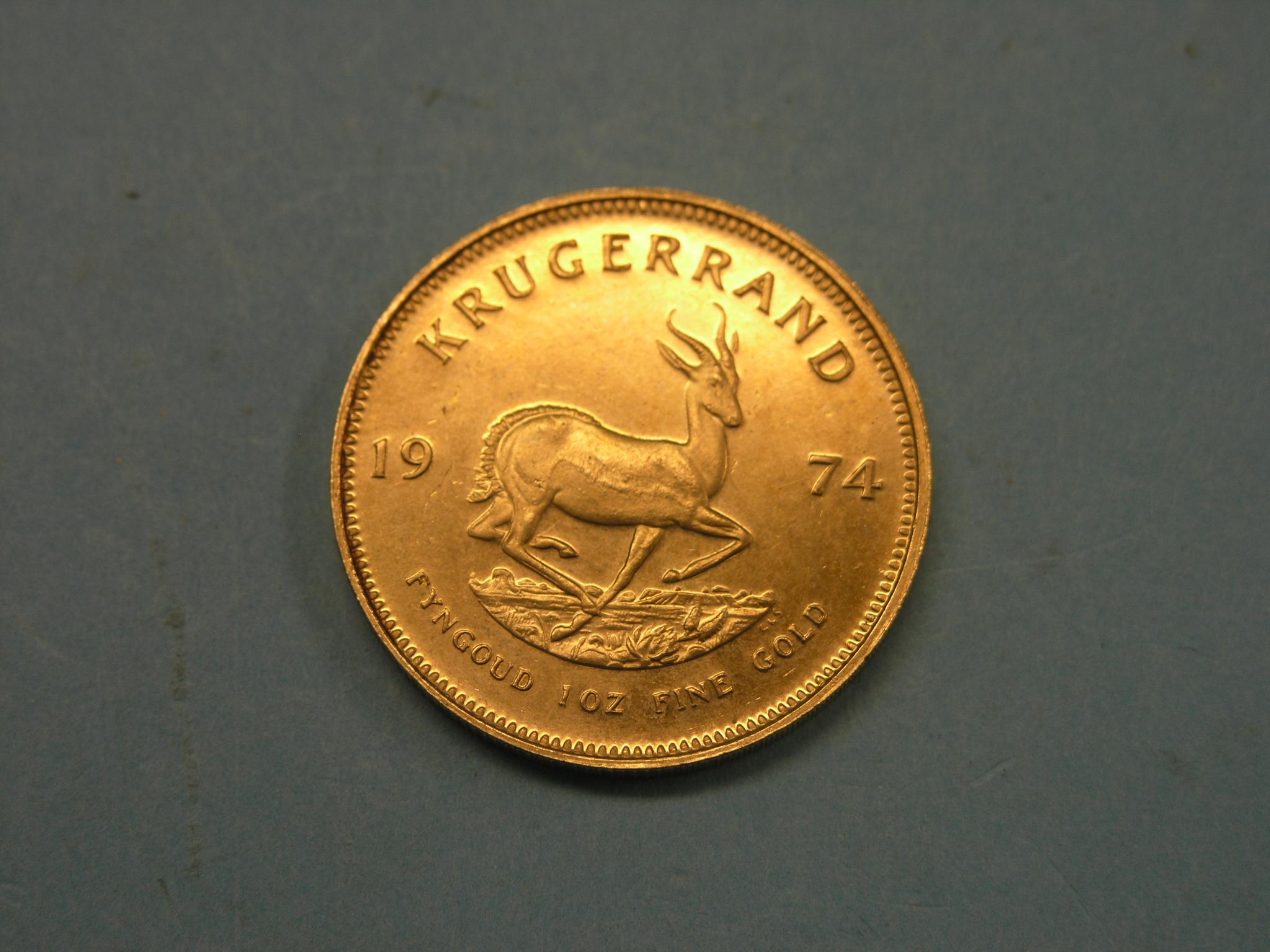 Appraisal: A gold Krugerrand