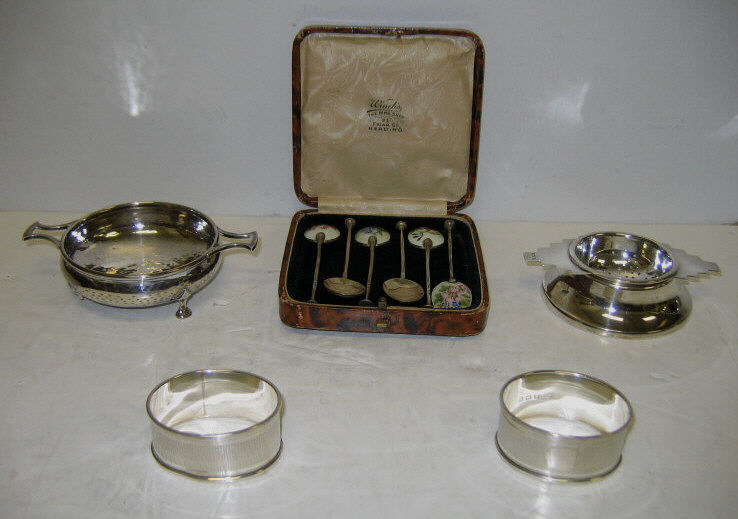 Appraisal: COLLECTION OF BIRMINGHAM SILVER Early th century comprising two S