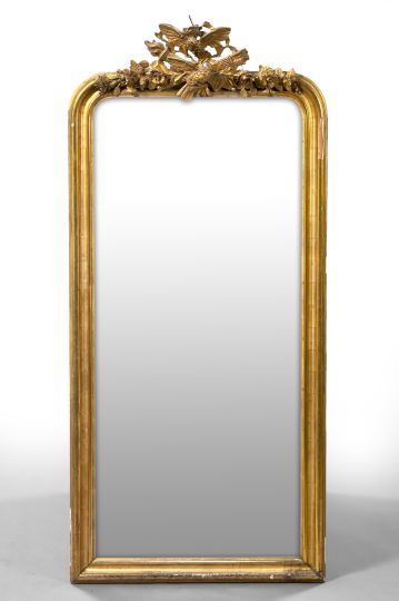 Appraisal: Louis XVI-Style Giltwood Looking Glass late th century the period