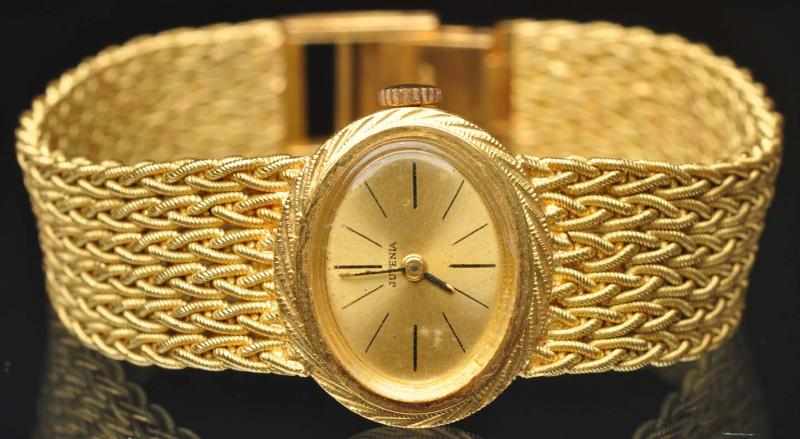 Appraisal: K Juvenia Ladies Wrist Watch Swiss-made jewel Manual wind Attached