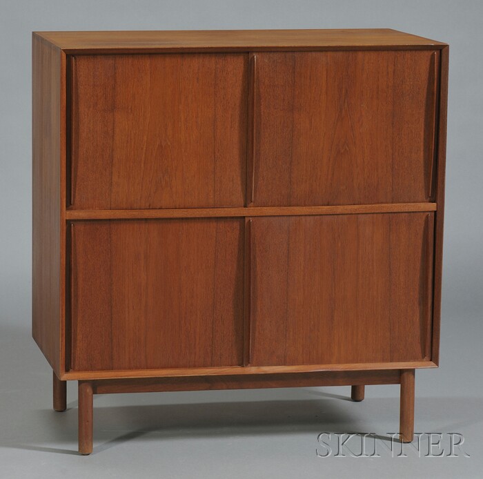 Appraisal: Peter Hvidt and Orla Molgaard Nielsen Series Cabinet Teak Denmark