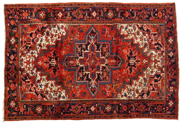 Appraisal: ROOM SIZE HERIZ ORIENTAL RUG Last half of the th