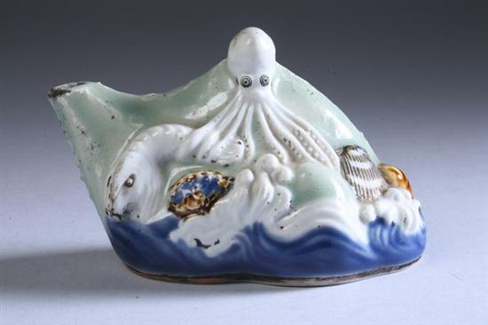 Appraisal: KOREAN OCTOPUS-FORM PORCELAIN WATER DROPPER late th century - in