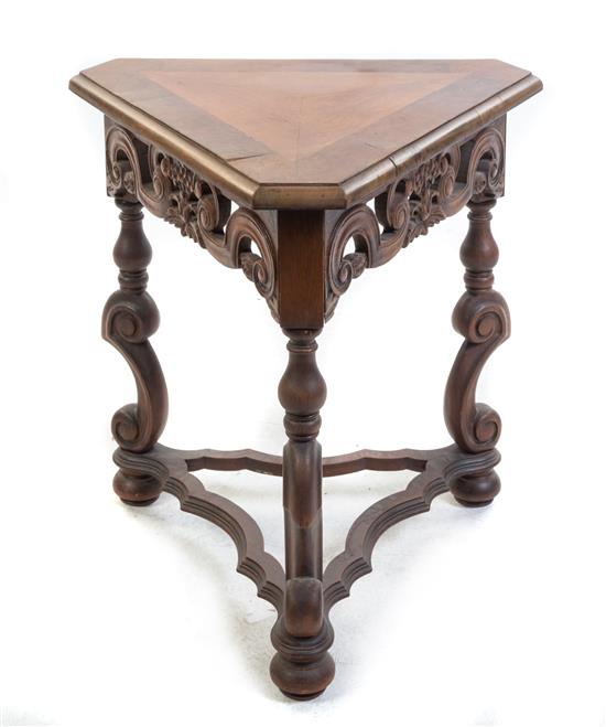 Appraisal: Sale Lot A Jacobean Style Walnut Occasional Table early to