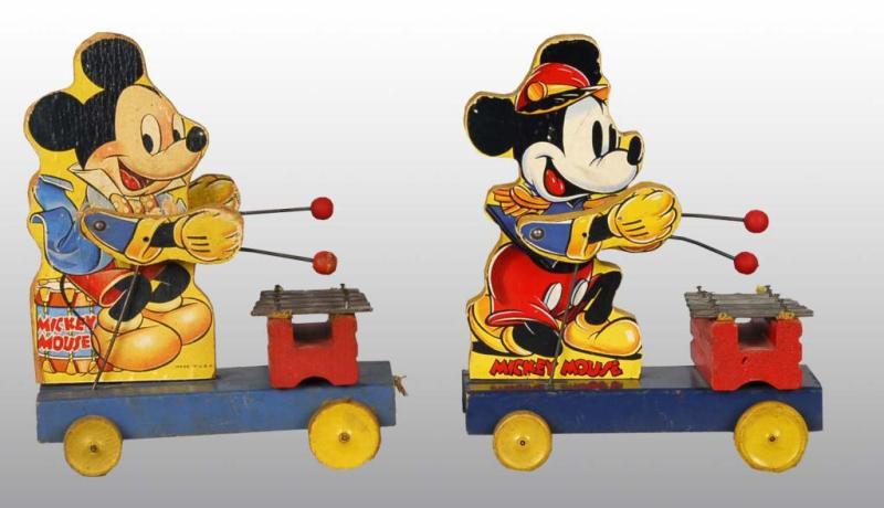 Appraisal: Lot of Fisher Price Mickey Xylophone Toys Description American Bare