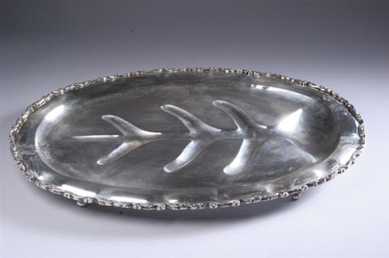 Appraisal: MEXICAN STERLING SILVER WELL-AND-TREE PLATTER Circa s Typical form with