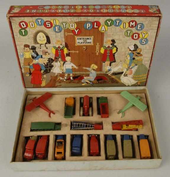 Appraisal: No Tootsietoy Set Description Includes original box and insert All