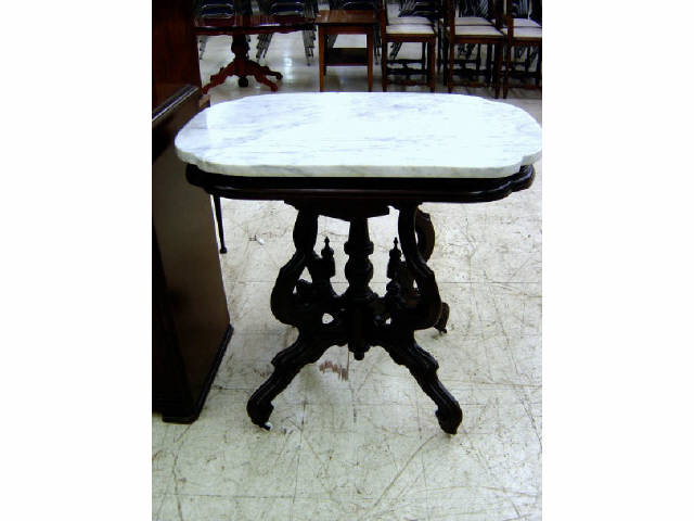 Appraisal: VICTORIAN MARBLE TOP TABLE