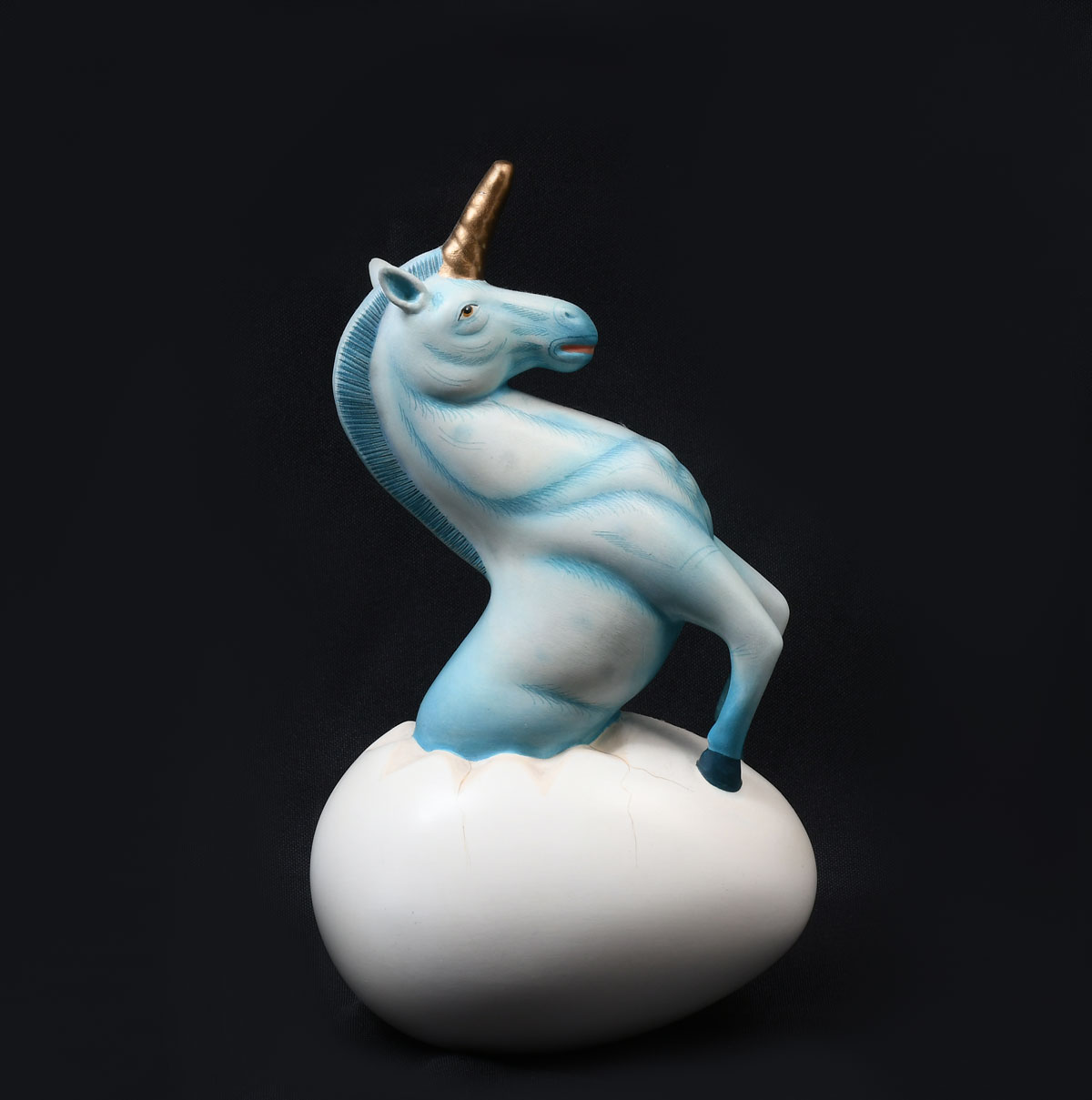 Appraisal: BUSTAMANTE Sergio American b Unicorn Breaking Out of an Egg