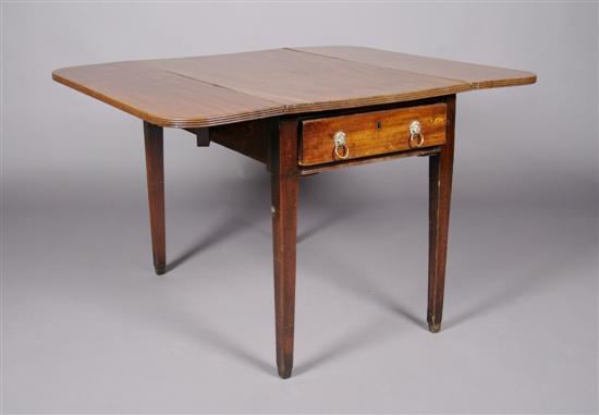 Appraisal: A Georgian Mahogany Pembroke Table Height x width inches